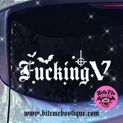 Fucking V Decal