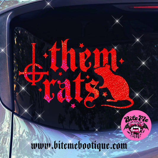 Them Rats Decal